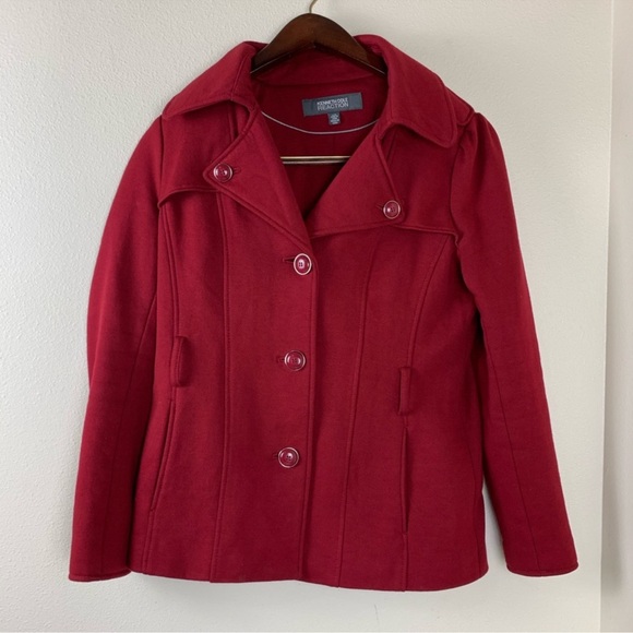 Kenneth Cole Reaction Jacket size Large Red - Picture 1 of 5
